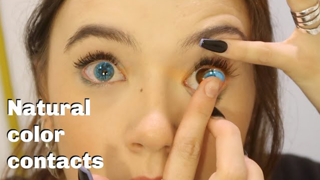 BEST COLOURED CONTACTS FOR DARK EYES! 