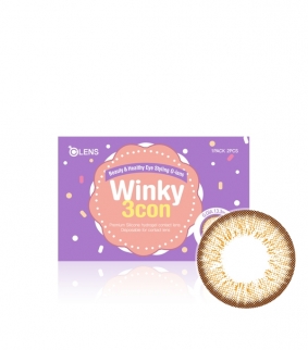 Winky 3con Brown