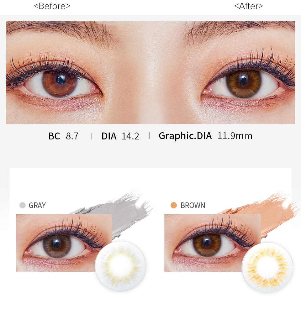 Second description images of Spanish Brown (20p) (Silicone Hydrogel) Color Contacts