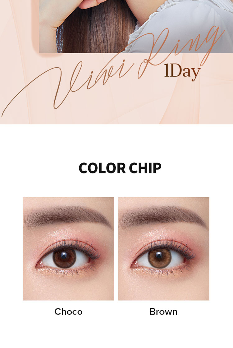 Third description images of ViVi Ring 1Day Choco (20pcs) Prescription Colored Contact Lenses