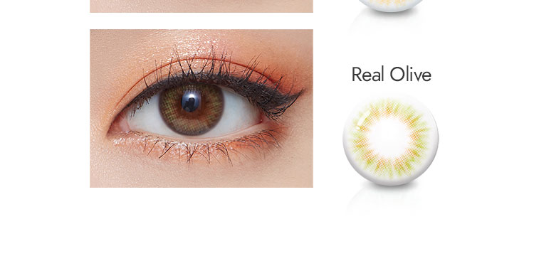Fourth description images of Spanish Real Peach (2pcs) Color Contacts