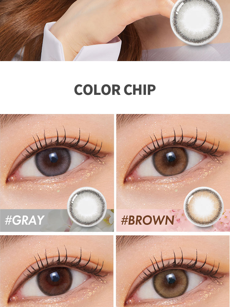 Fifth description images of ViVi Ring 1Day Gray (10pcs) Prescription Colored Contact Lenses