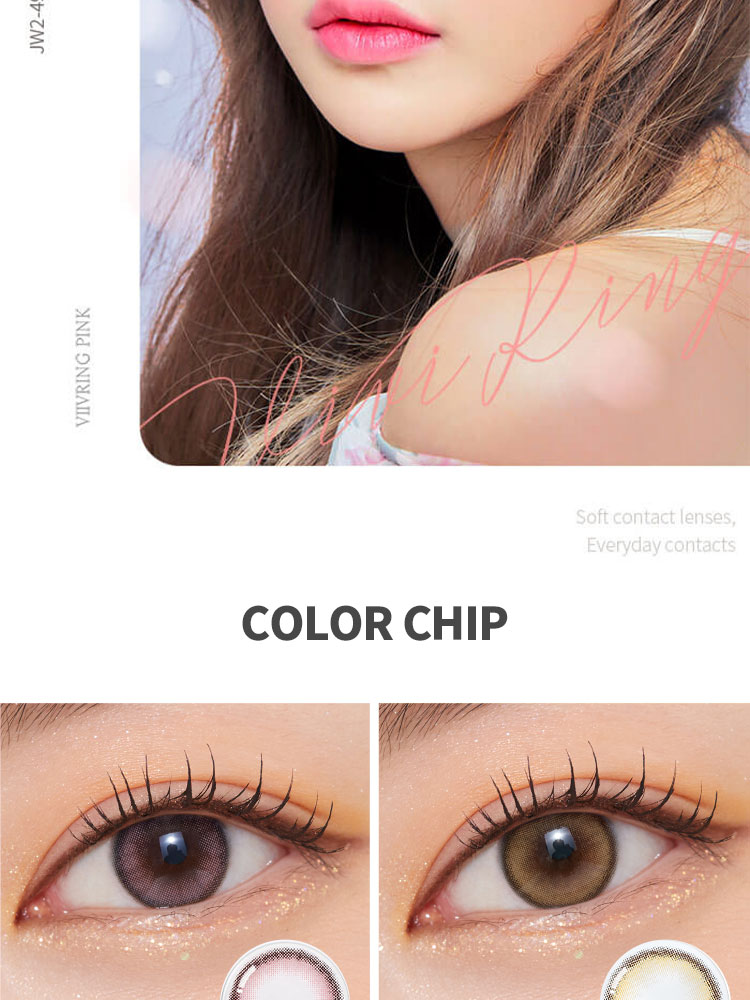 Third description images of ViVi Ring 1Day Pink (10pcs) Prescription Colored Contact Lenses