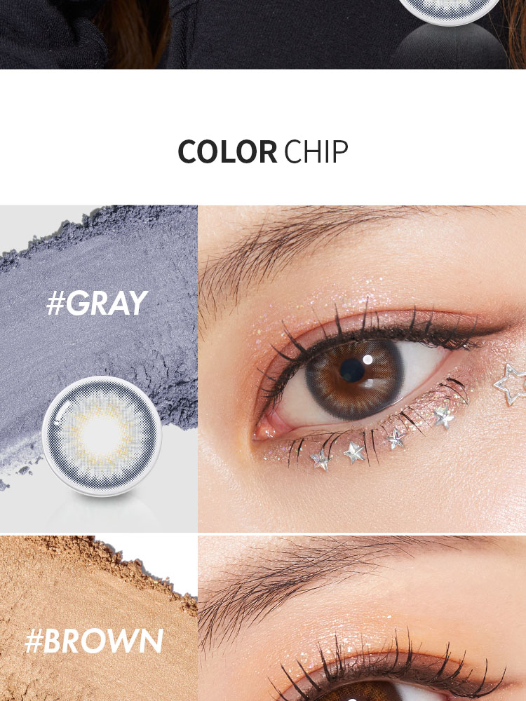 Fifth description images of Spanish Circle Gray (2pcs) Colored Contacts Lenses