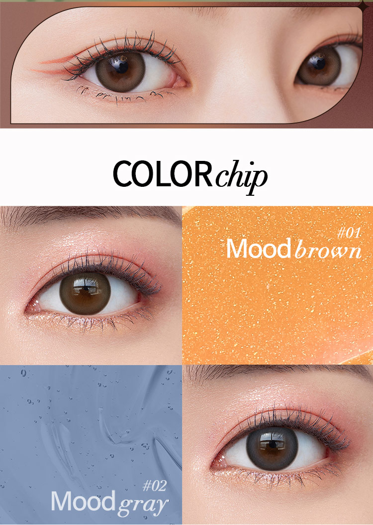 Fourth description images of Mood Night Mood Brown (2pcs) Color Contacts