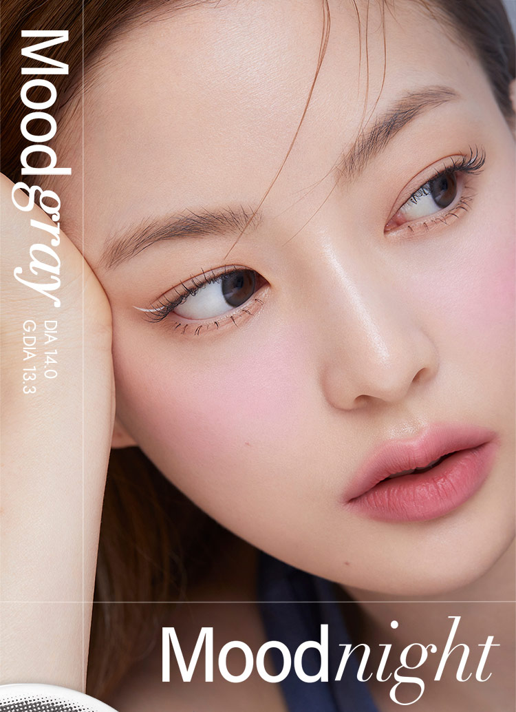 First description images of Mood Night Mood Gray (2pcs) Color Contacts